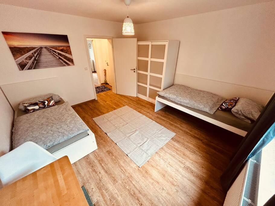 Schickes Messe Appartement Mitten In Essen Buitenkant foto
